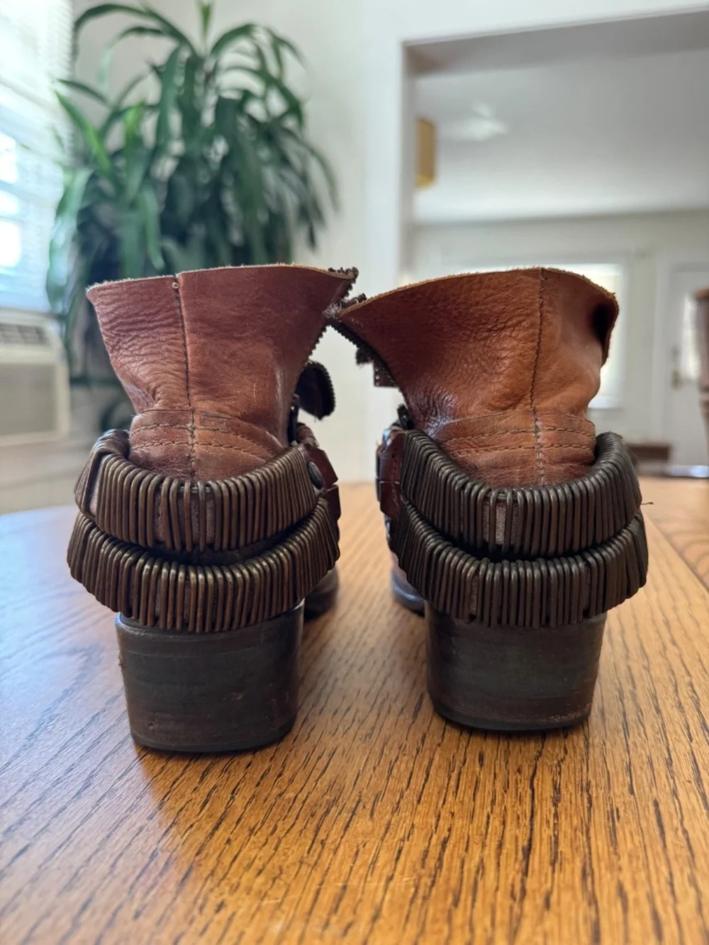Freebird by Steven Women's Ankle Boots Size 7 Genuine Leather Metal Details